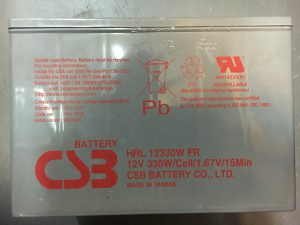 HRL 12330W FR CSB Battery Label 07-05-2016