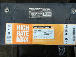 UPS12-400MR Dynasty Battery 07-05-2016