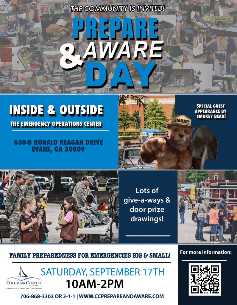2016 Prepare and Aware Day Flyer